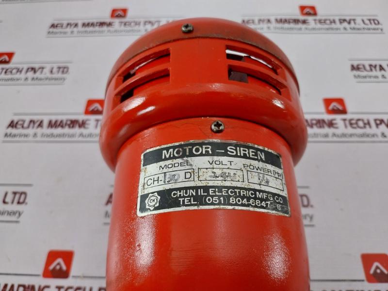 Motor-siren Ch-130 D Alarm Horns & Sirens 24V 1/4 Hp