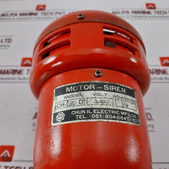 Motor-siren Ch-130 D Alarm Horns & Sirens 24V 1/4 Hp