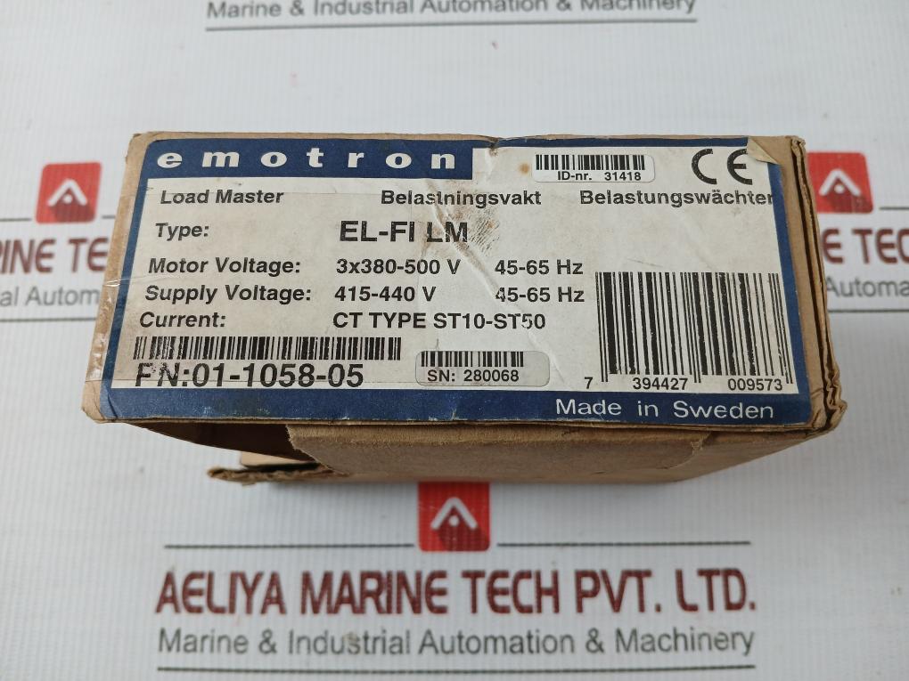 Motor Protection And Alarm Module 3X380-500V Emotron El-fi Lm
