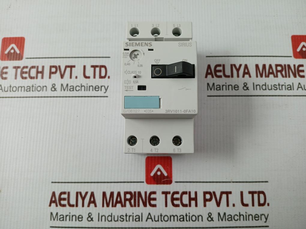 Motor Protection Circuit Breaker 3Rv1011-0Fa10 Siemens 600V