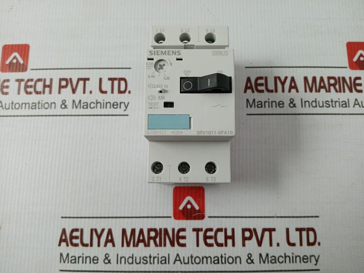 Motor Protection Circuit Breaker 3Rv1011-0Fa10 Siemens 600V