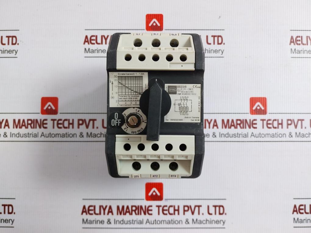 Motor Protection Switch 1.0–1.6A Stahl 8523/81-06-000