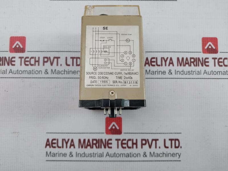 Motor Relay 200/220Vac 50/60Hz Omron Se-ap2Yl