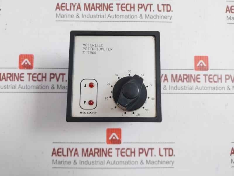 Motorized Potentiometer E7800-04 Selco 110V Ac