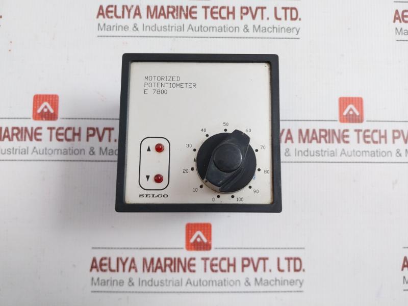 Motorized Potentiometer E7800-04 Selco 110V Ac