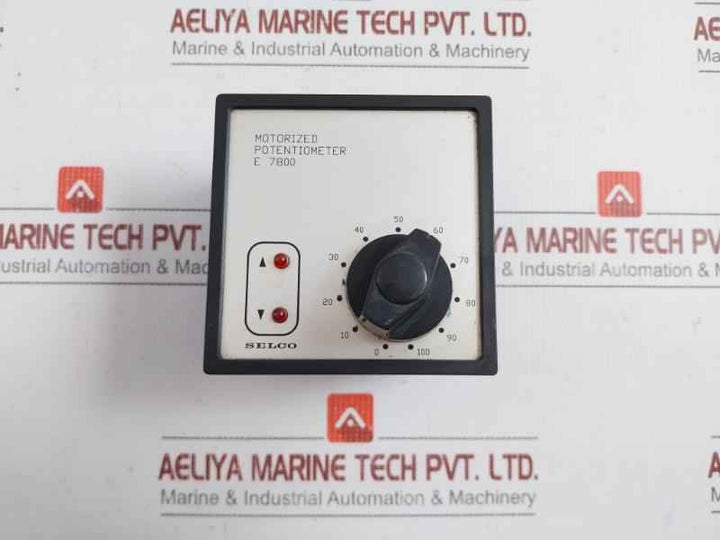 Motorized Potentiometer E7800-04 Selco 110V Ac