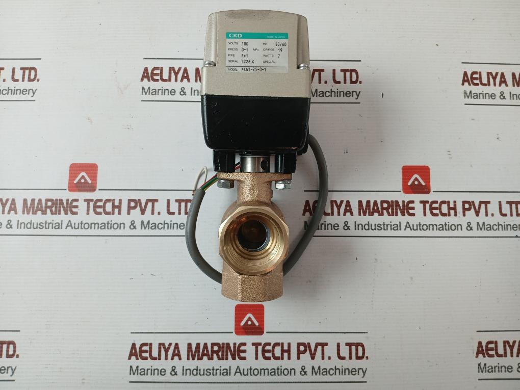 Motorized Valve Mxg1-25-0-1 Ckd 50/60 Hz Volts - 100