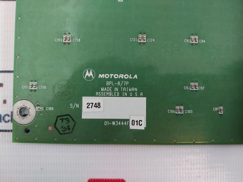 Motorola Bpl-8/7p Pcb Card Dsqc501