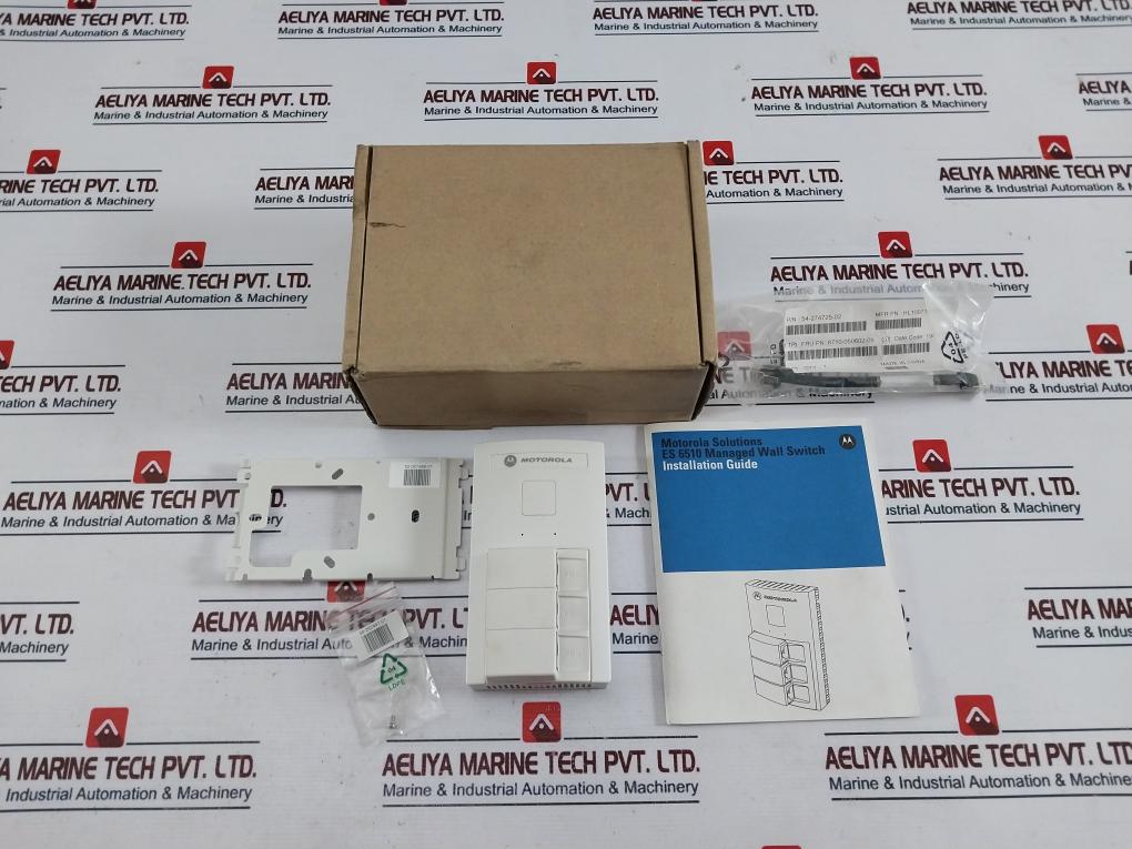 Motorola Es-6510-0000d-wr Ethernet Wall Switch Plate Module