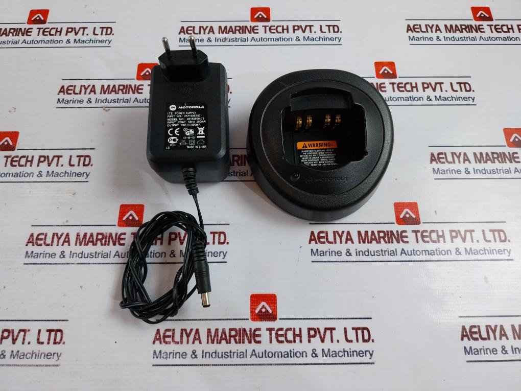 Motorola HTN9000C Battery Charger with I.T.E. Power Supply Adapter 48180090-C5