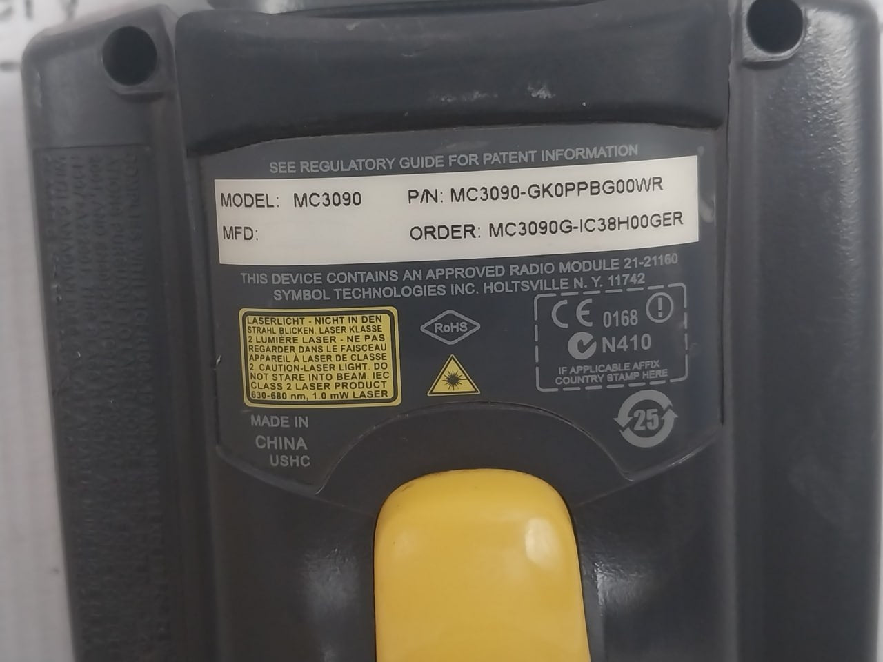 Motorola Mc3090 Wireless Laser Barcode Scanner