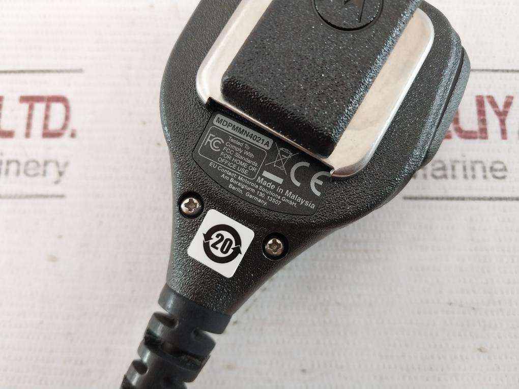 Motorola Mdpmmn4021A Remote Speaker Microphone 9276-mal2 Mn003065A01-ab