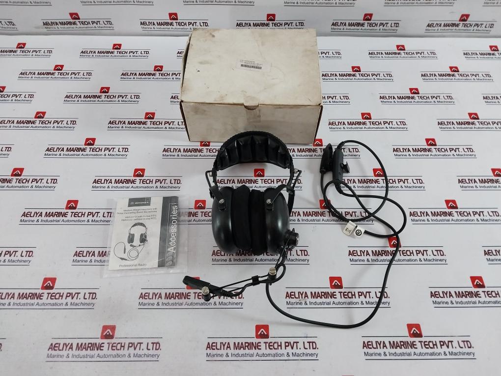 Motorola Rmn4019a Medium Weight Headset With Noise Cancelling Boom Microphone