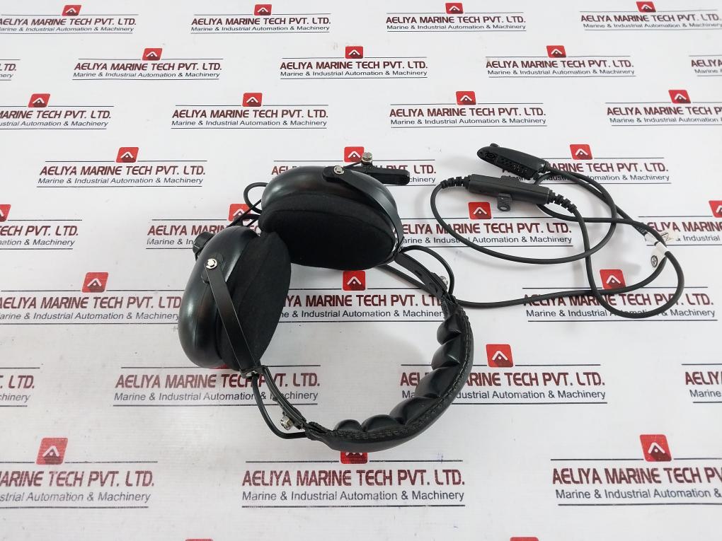 Motorola Rmn4019a Medium Weight Headset With Noise Cancelling Boom Microphone