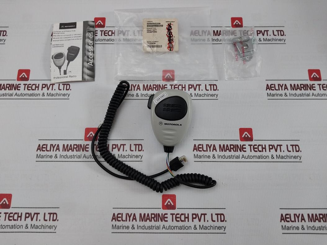 Motorola Aarmn4038B Heavy Duty Microphone For Professional Radio(Not Working)