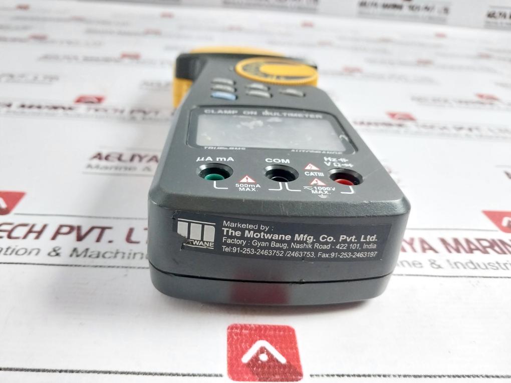 Motwane Dcm-39A Digital Clamp Meter Max 1000V 1000A