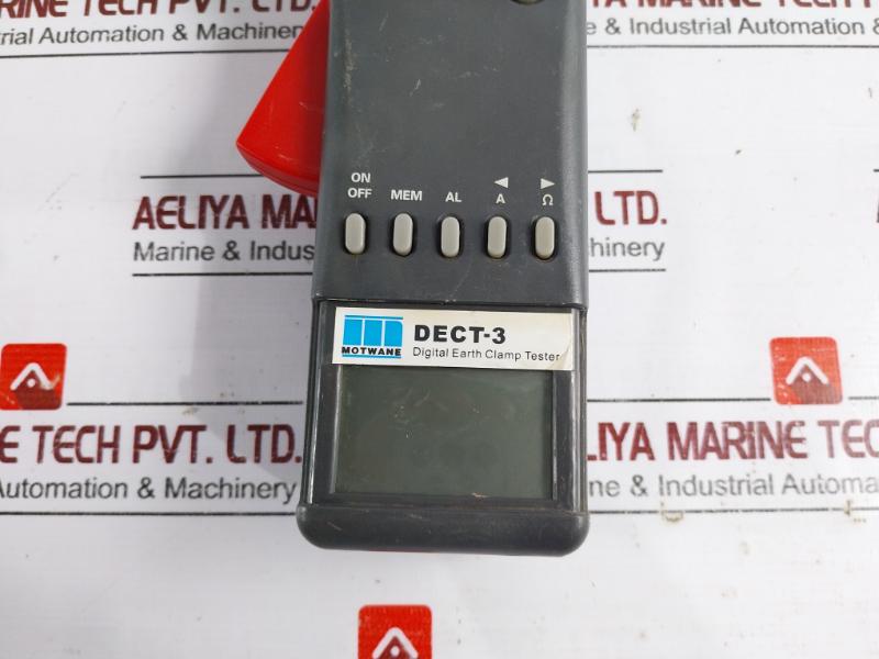 Motwane Dect-3 Digital Earth Clamp Tester 0.01 To 1200 Cat Iii 150V, 6V