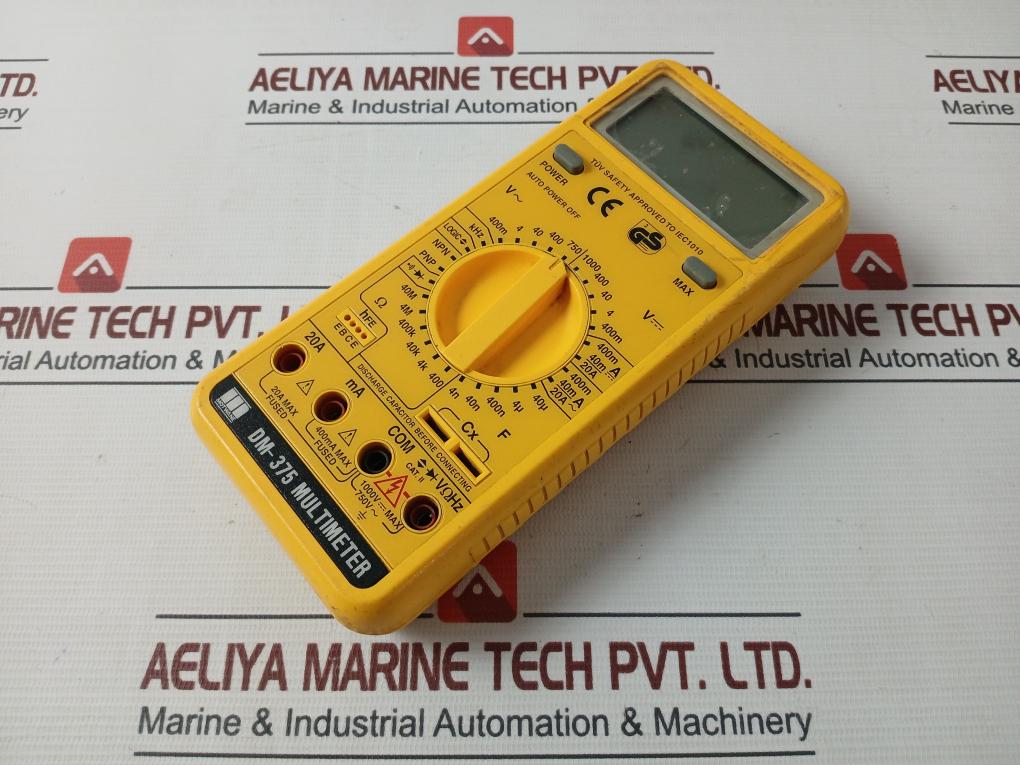 Motwane Dm-375 Digital Multimeter 750V 400Ma Max