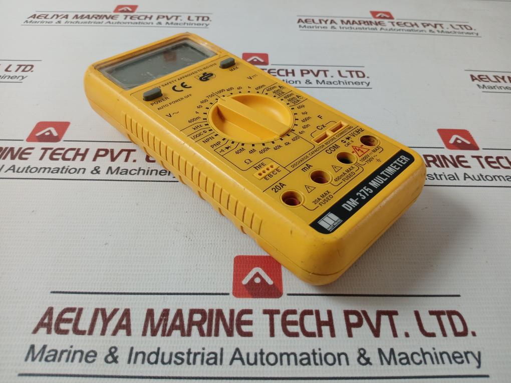 Motwane Dm-375 Digital Multimeter 750V 400Ma Max