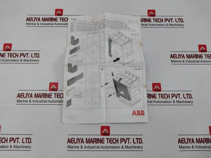 Moulded Case Circuit Breaker Breaking With Accessories Abb Sace Tmax T4V 250