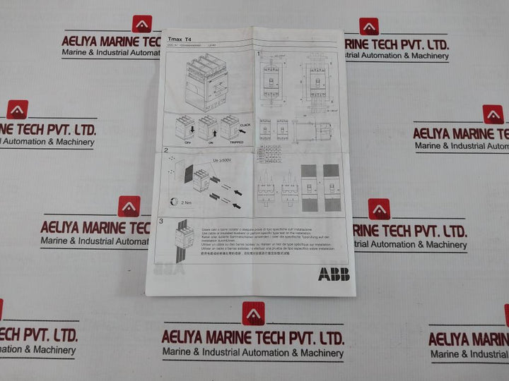 Moulded Case Circuit Breaker Breaking With Accessories Abb Sace Tmax T4V 250