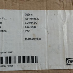 Moving-coil Panel Meter Dq96-c Deif