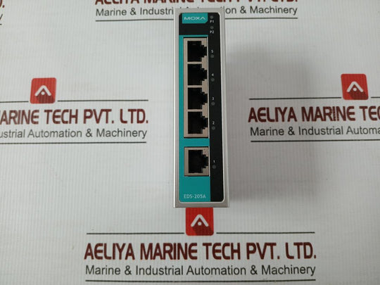 Moxa 5 Port Ethernet Switch Eds-205A Rev 2.1.0