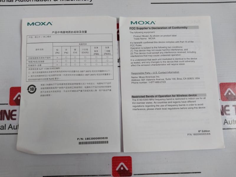 Moxa Cp-102El 2 Port Rs-232 Express Multiport Serial Board Ver 1.3 4410152