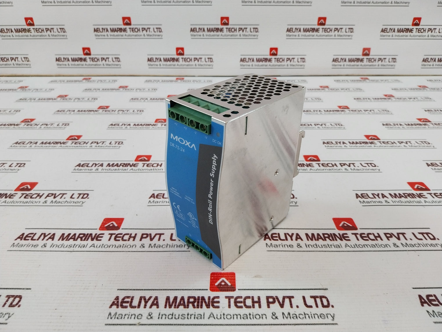 Moxa Dr-75-24 V1.0 Din-rail Power Supply 100-240Vac