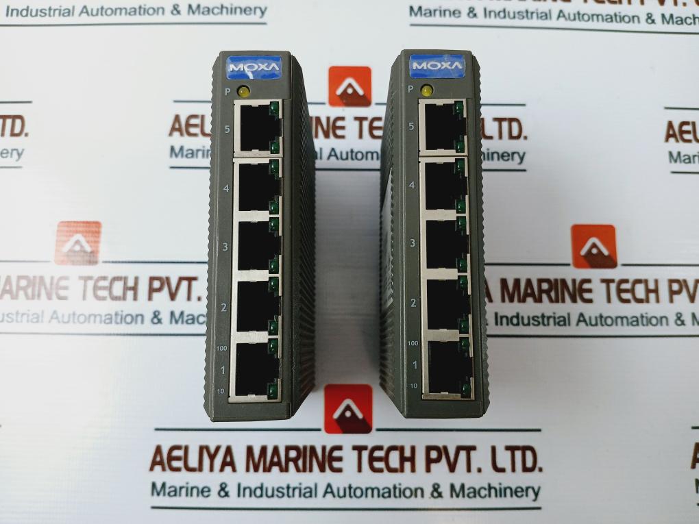 MOXA EDS-205 Unmanaged Ethernet Switch 1201002052023 Rev 2.1