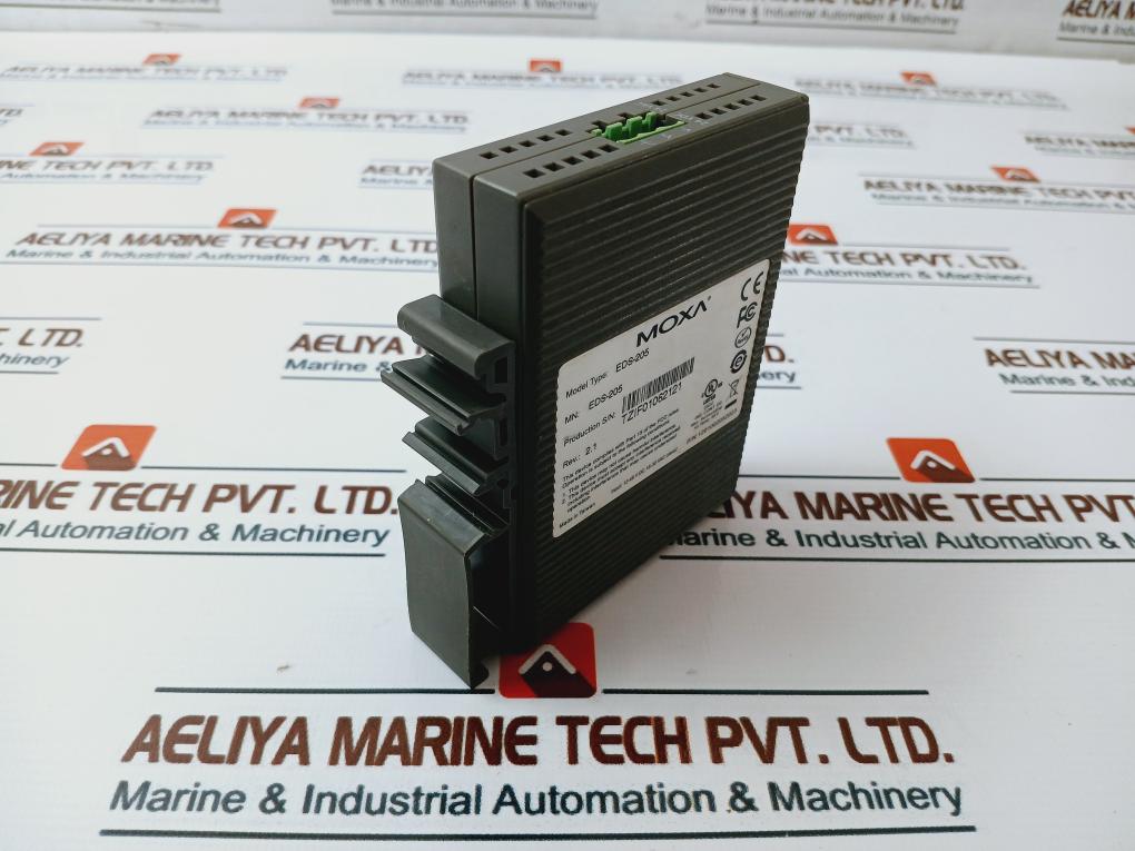 MOXA EDS-205 Unmanaged Ethernet Switch 1201002052023 Rev 2.1