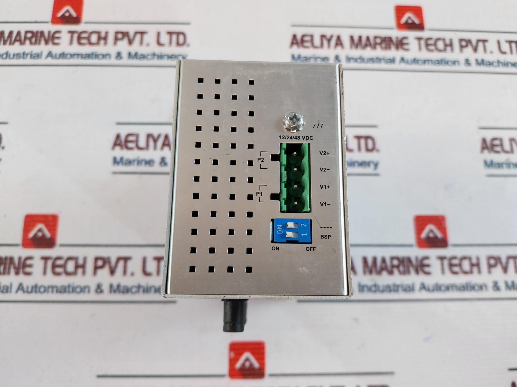 Moxa Eds-208A-mm-st Ethernet Switch Rev 1.1 50/60Hz