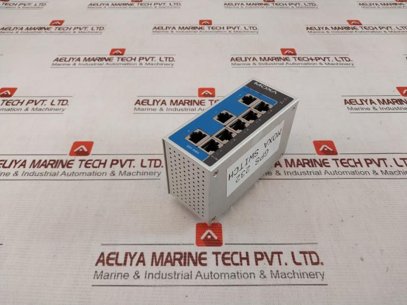 Moxa Eds-208A Unmanaged Ethernet Switch 8 Port 12/24/48 Vdc