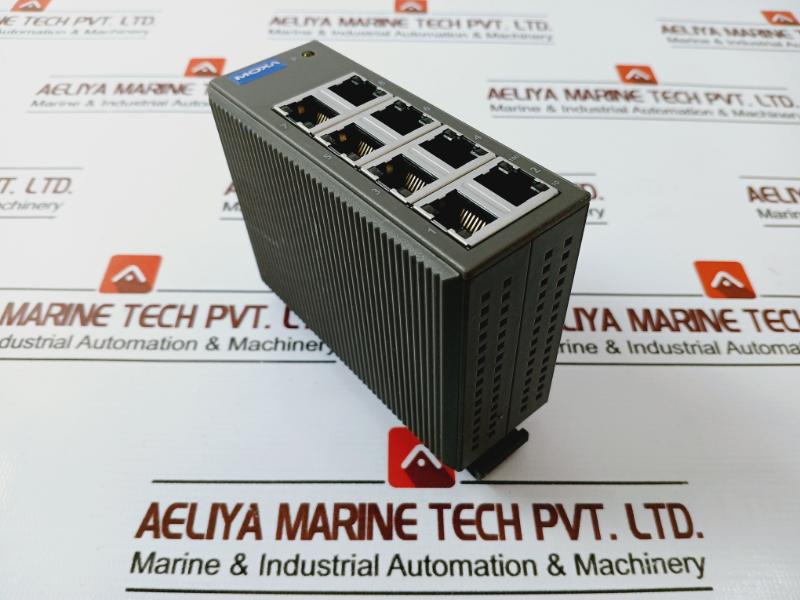 Moxa Eds-208 Port Ethernet Switch, 12-45v Dc, 24v Ac/dc 1201002081015
