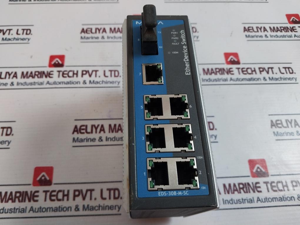 Moxa Eds-308-m-sc Unmanaged Ethernet Switch