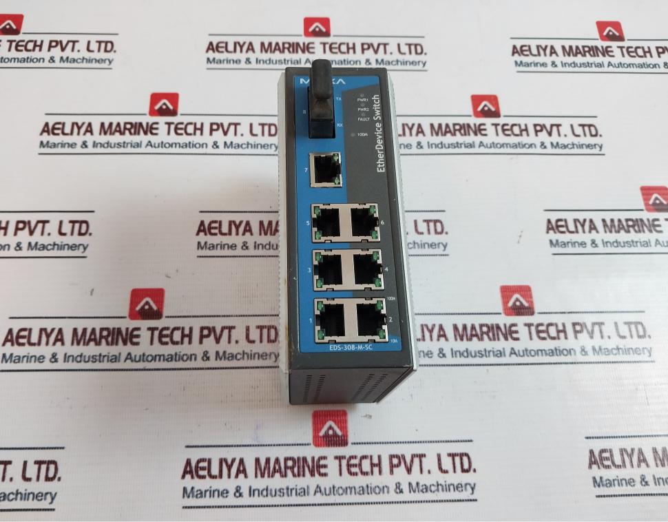 Moxa Eds-308-m-sc Unmanaged Ethernet Switch