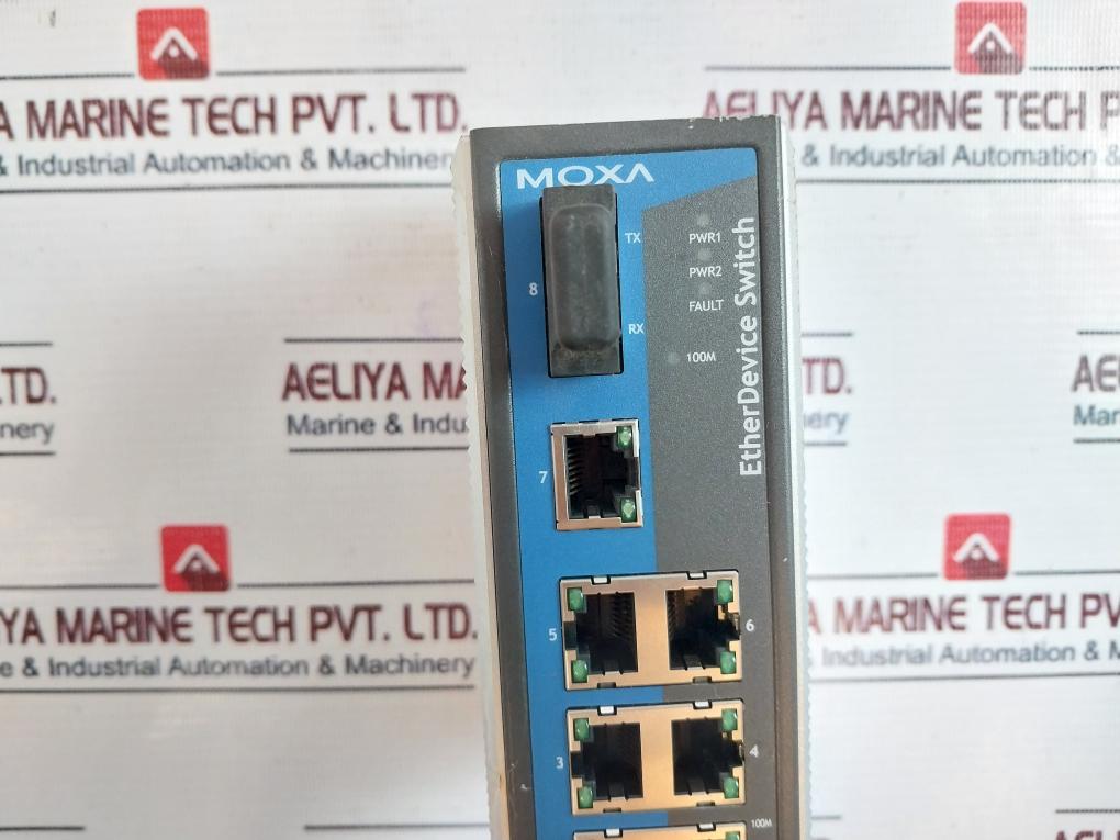 Moxa Eds-308-m-sc Unmanaged Ethernet Switch