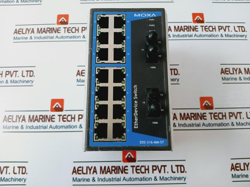 MOXA EDS-316-MM-ST Etherdevice Switch 1201003161016