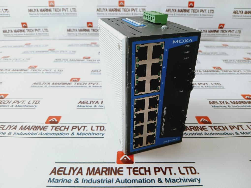 MOXA EDS-316-MM-ST Etherdevice Switch 1201003161016