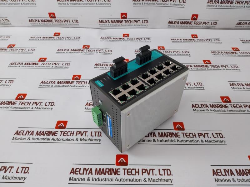 Moxa Eds-316-ss-sc-t Industrial Ethernet Switch 12/24/48 Vdc Rev 2.2.0 E212380