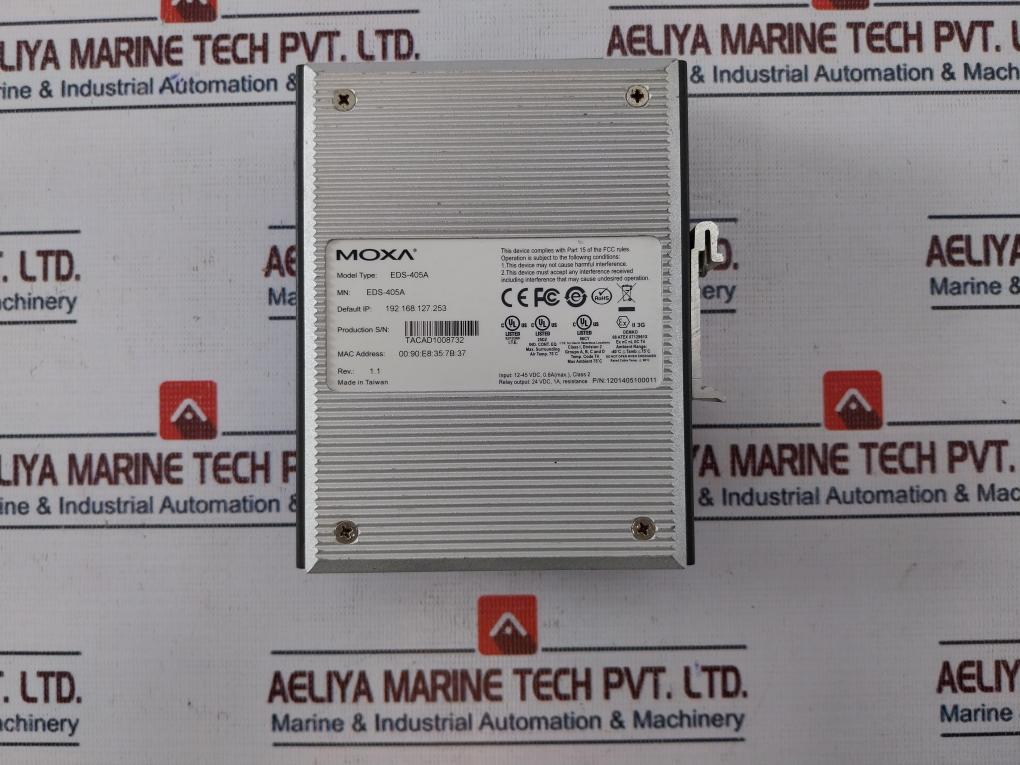 Moxa EDS-405A Etherdevice Switch Rev: 1.1