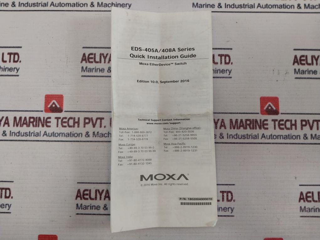 Moxa Eds-405A Etherdevice Switch 1201000001300