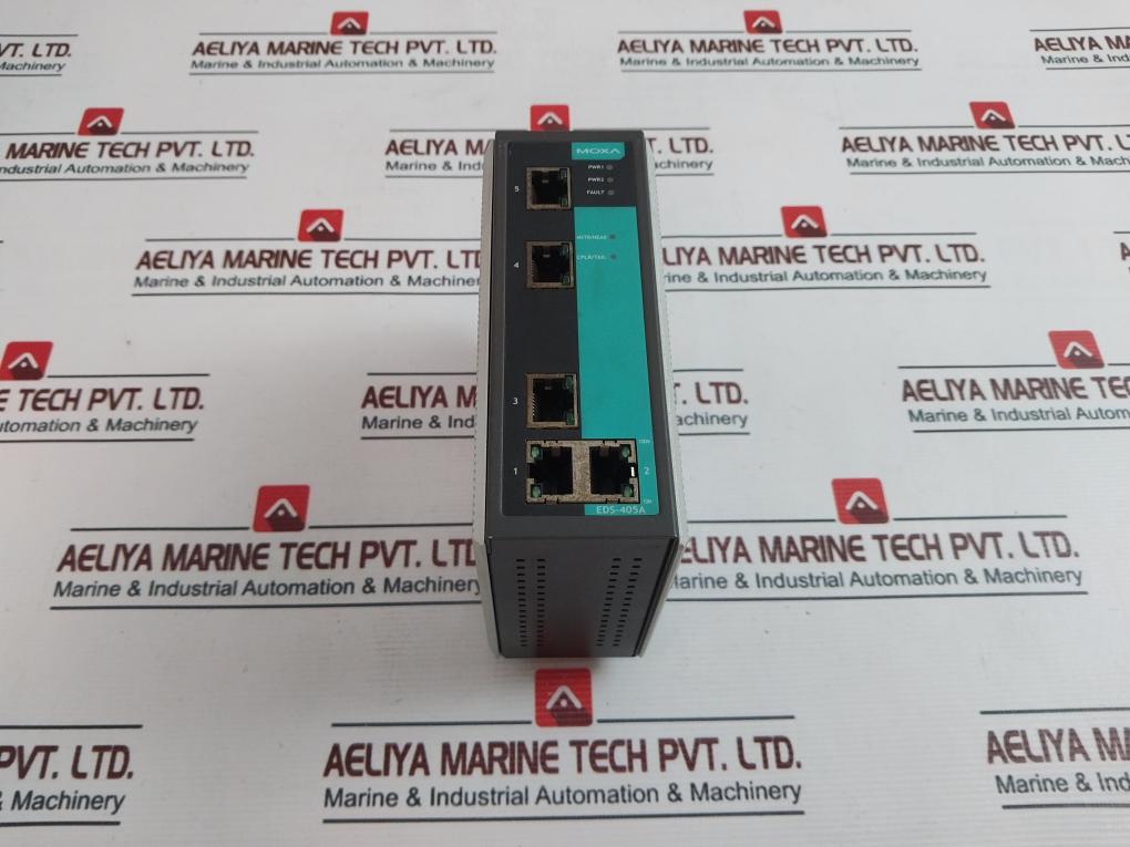 Moxa Eds-405A Ethernet Switch 3093000000891 Rev: 1.2.1