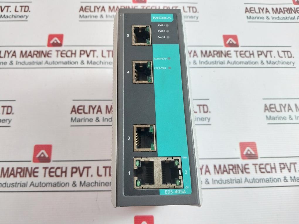 Moxa Eds-405A Ethernet Switch 3093000000891 Rev: 1.2.1