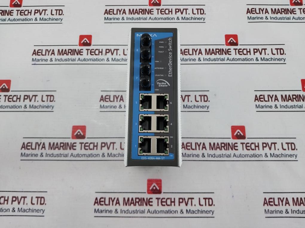 Moxa Eds-408a-mm-st-t Etherdevice Switch 1201408100021/942922-062
