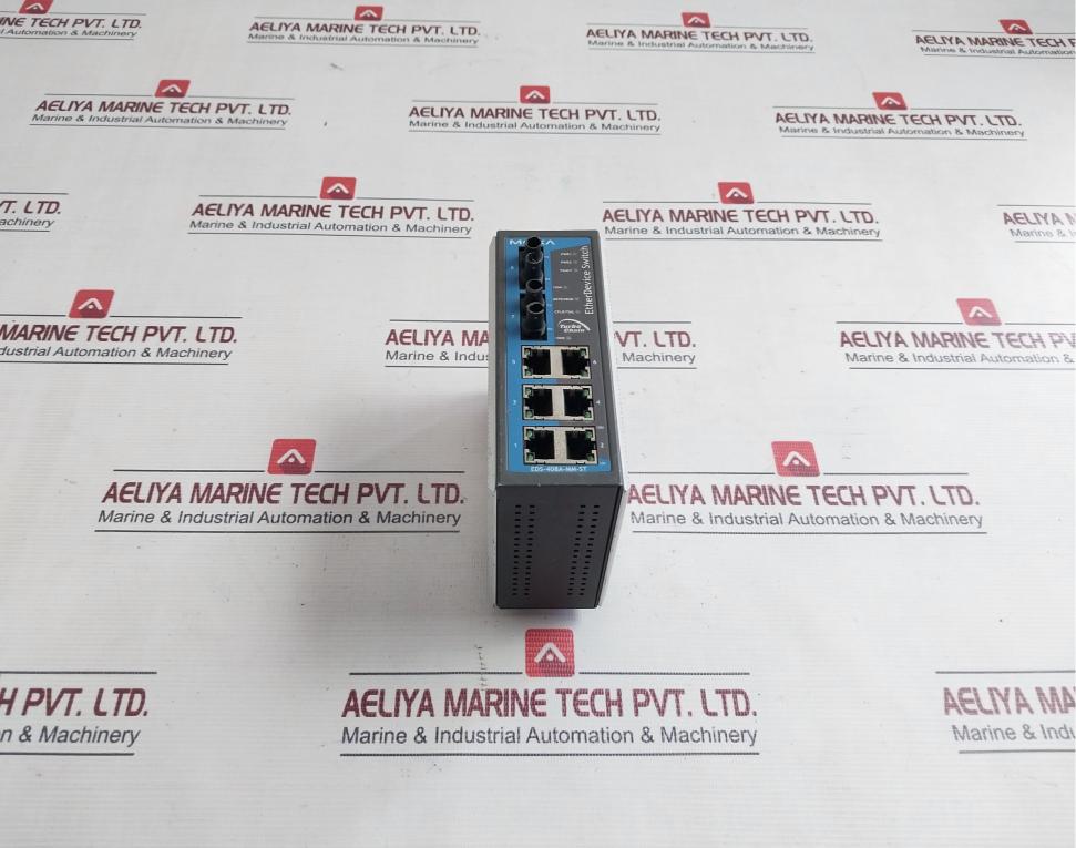 Moxa Eds-408A-mm-st Ethernet Switch 12-45Vdc 0.7A E212360 90˚C