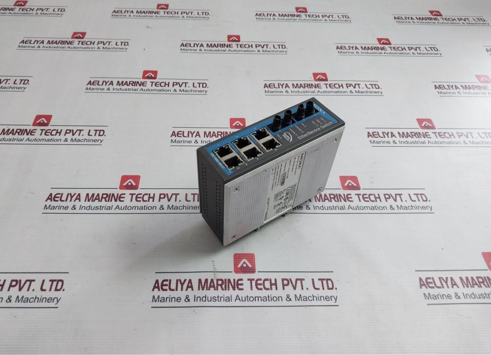 Moxa Eds-408A-mm-st Ethernet Switch 12-45Vdc 0.7A E212360 90˚C