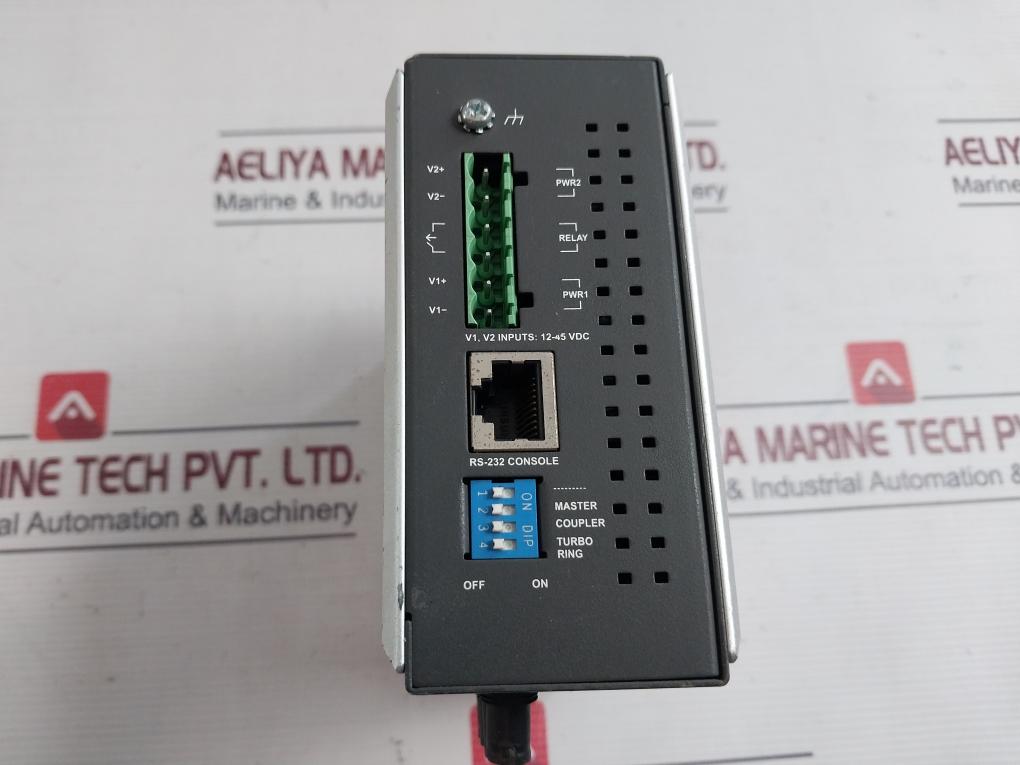 Moxa Eds-408A-mm-st Ethernet Switch 12-45Vdc 0.7A E212360 90˚C