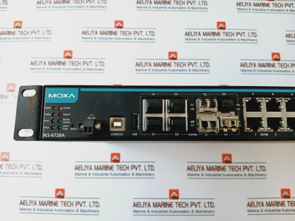 Moxa Iks-6728A-4Gtxsfp-hv-hv-t Ethernet Switch Rev: 1.2.0