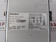 Moxa Imc-101-m-sc Industrial Media Converter 1201001011622 Rev: 2.3 12-48 Vdc